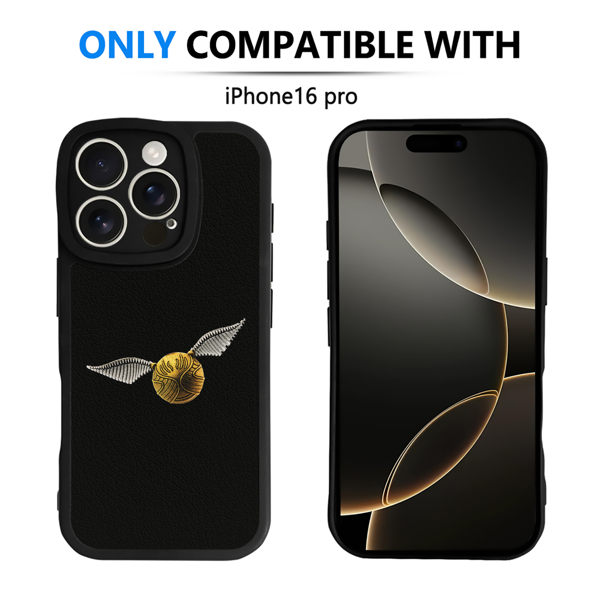 （画像用） Harry Potter ハリー・ポッターシリーズ 【iPhone 16シリーズ対応】シリコンスマホケース（レザー調） 材質：シリコン